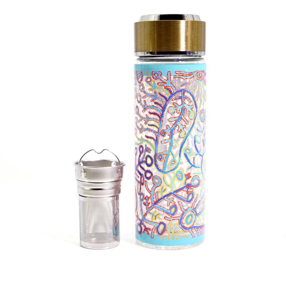 Thermo Tea Flask- 290ml - D: 6.5cm, H: 21cm -THU607