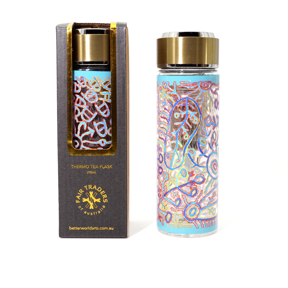 Thermo Tea Flask- 290ml - D: 6.5cm, H: 21cm -THU607