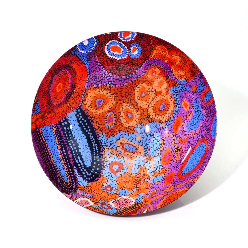 POWDER COATED BOWL LARGE - D: 20.5cm H: 10cm-AAD777
