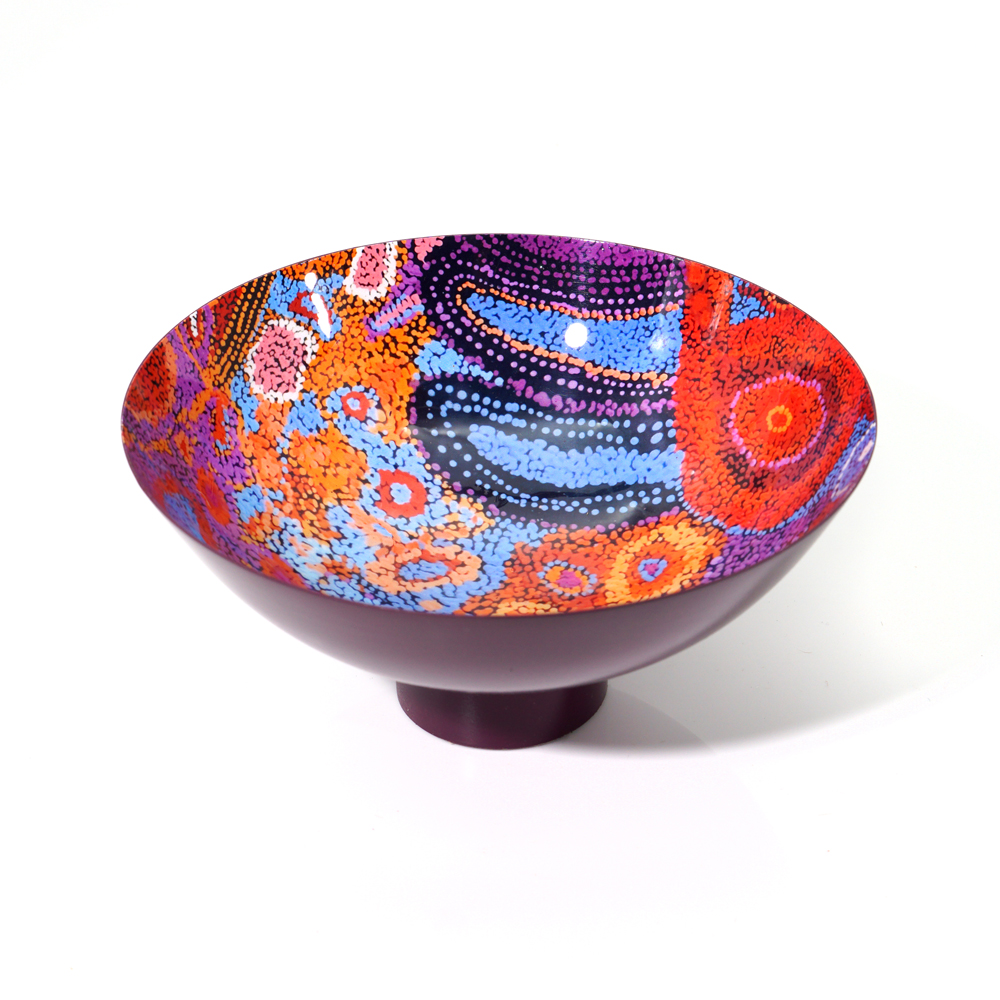 POWDER COATED BOWL LARGE - D: 20.5cm H: 10cm-AAD777