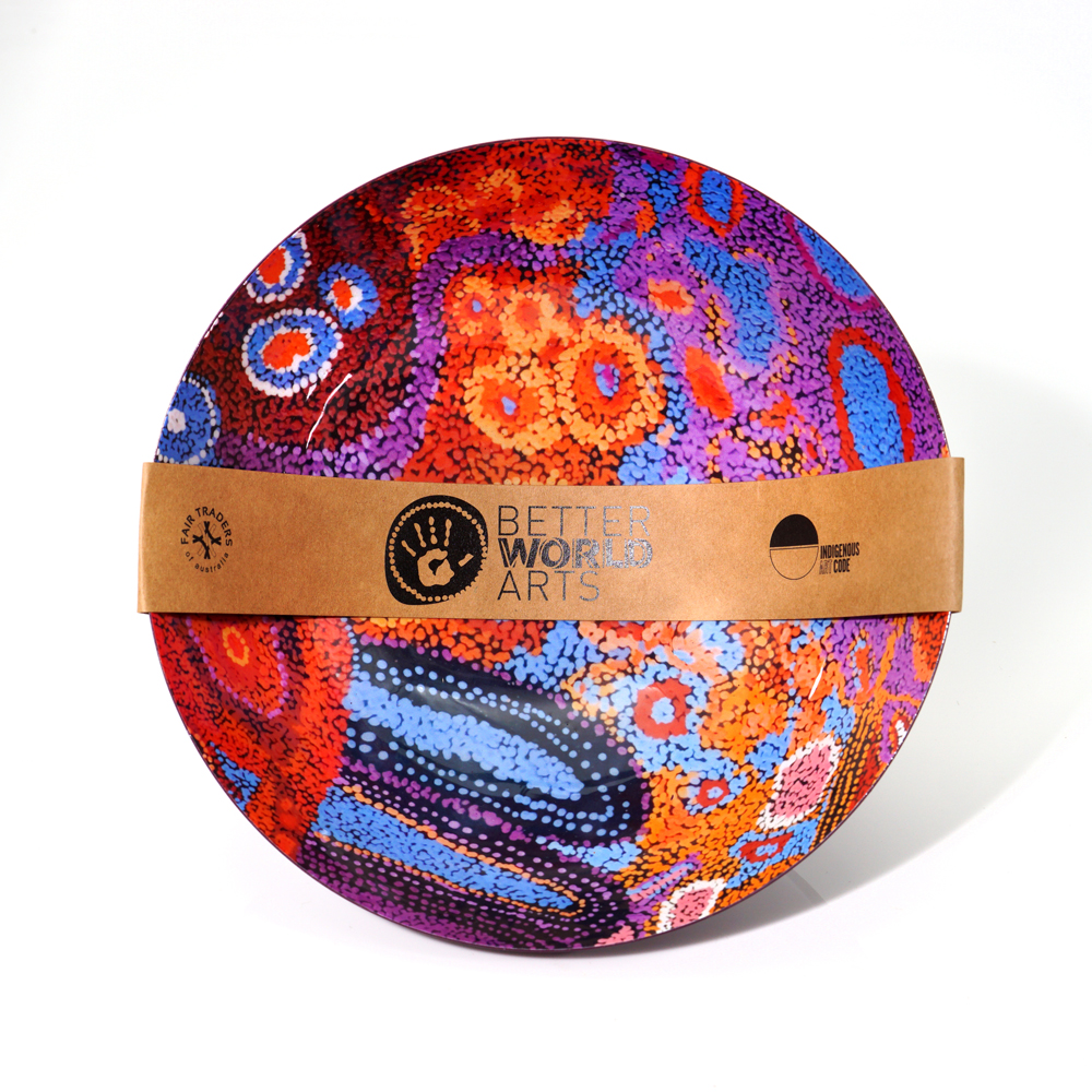 POWDER COATED BOWL LARGE - D: 20.5cm H: 10cm-AAD777