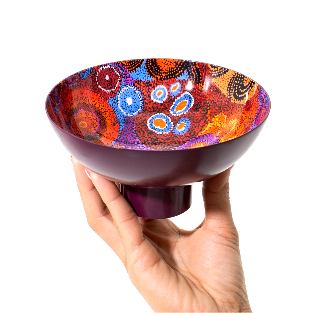 POWDER COATED BOWL MEDIUM - D: 15cm H: 7.5cm-AAD777