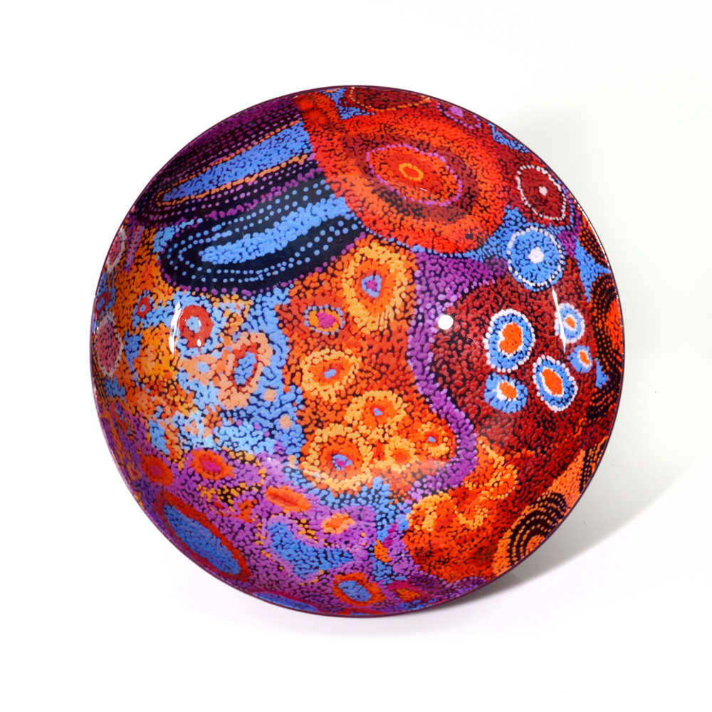 POWDER COATED BOWL MEDIUM - D: 15cm H: 7.5cm-AAD777