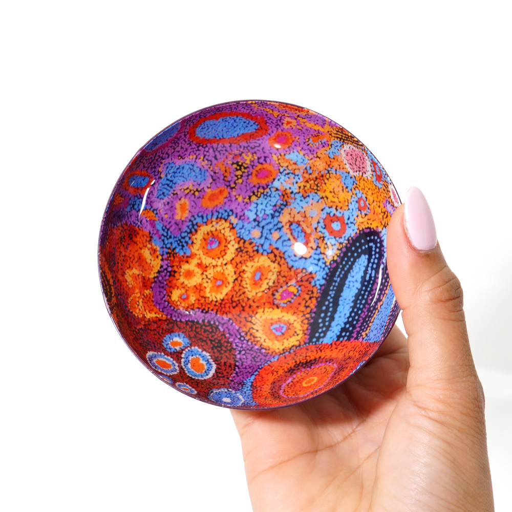 POWDER COATED BOWL SMALL - D:10cm H:5cm-AAD777