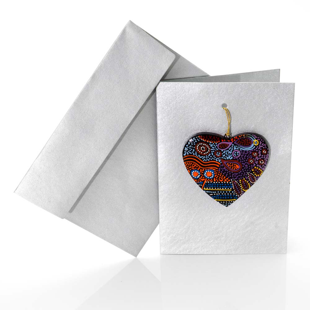 Heart Card- 17.5x12.5cm-AAD777