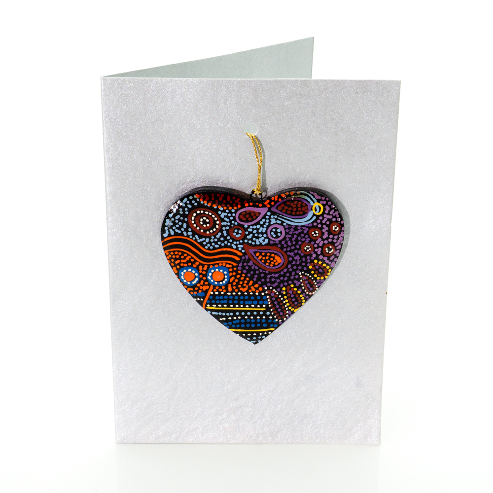Heart Card- 17.5x12.5cm-AAD777