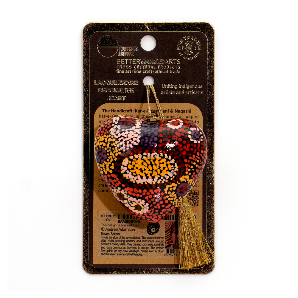 Decorative Heart 7.6cm -AAD902