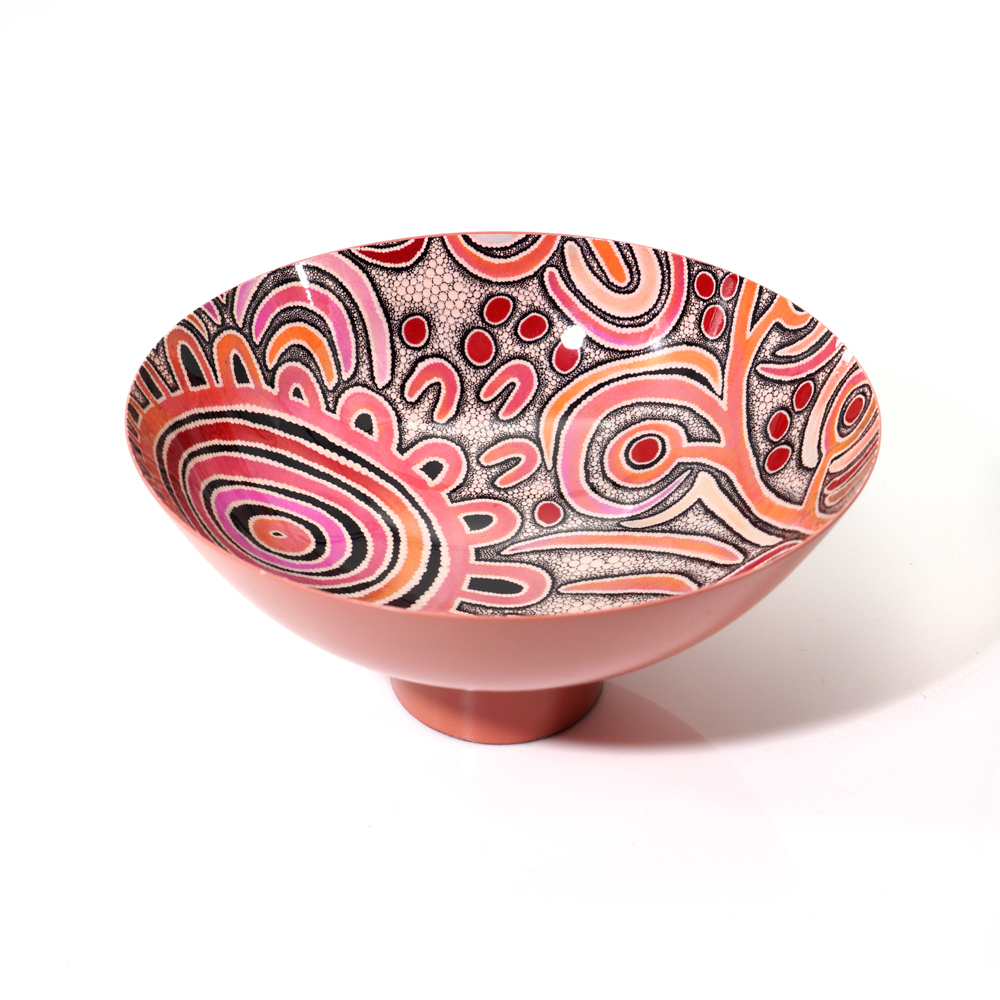 POWDER COATED BOWL LARGE - D: 20.5cm H: 10cm-BGD785
