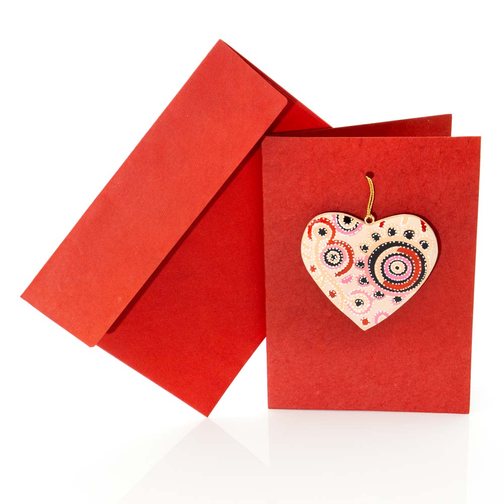 Heart Card- 17.5x12.5cm-BGD785