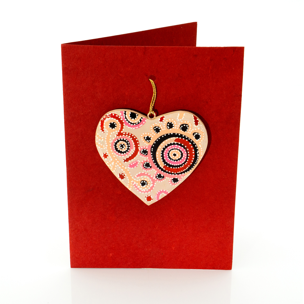Heart Card- 17.5x12.5cm-BGD785
