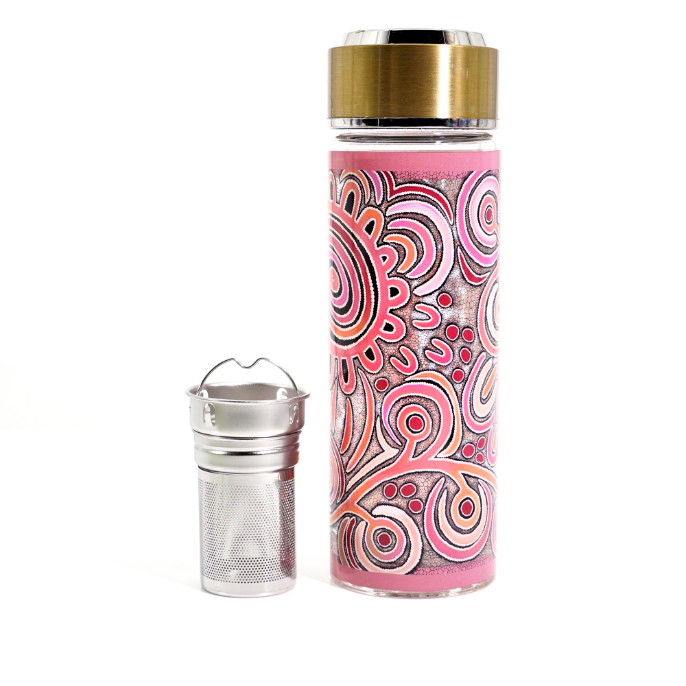 Thermo Tea Flask- 290ml - D: 6.5cm, H: 21cm -BGD785
