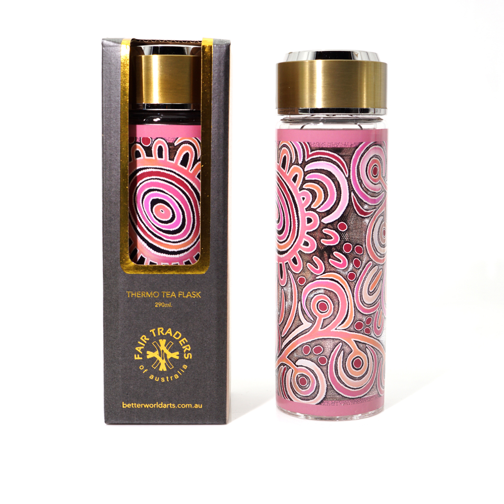 Thermo Tea Flask- 290ml - D: 6.5cm, H: 21cm -BGD785