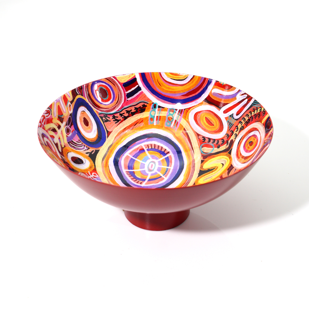 POWDER COATED BOWL LARGE - D: 20.5cm H: 10cm-CVA747