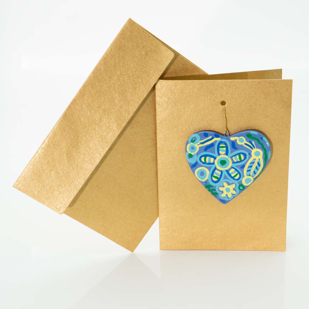 Heart Card- 17.5x12.5cm-CVA748