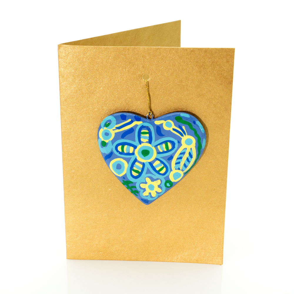 Heart Card- 17.5x12.5cm-CVA748