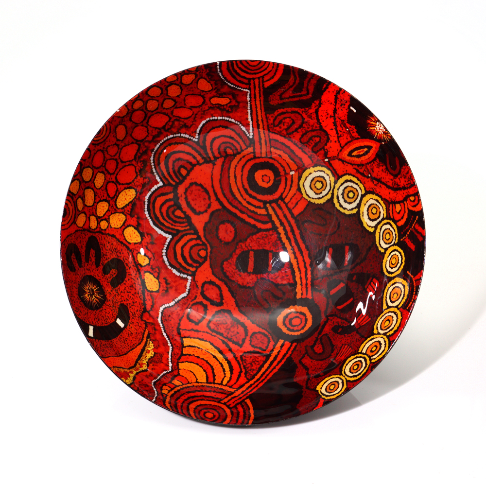 POWDER COATED BOWL LARGE - D: 20.5cm H: 10cm-DYM993