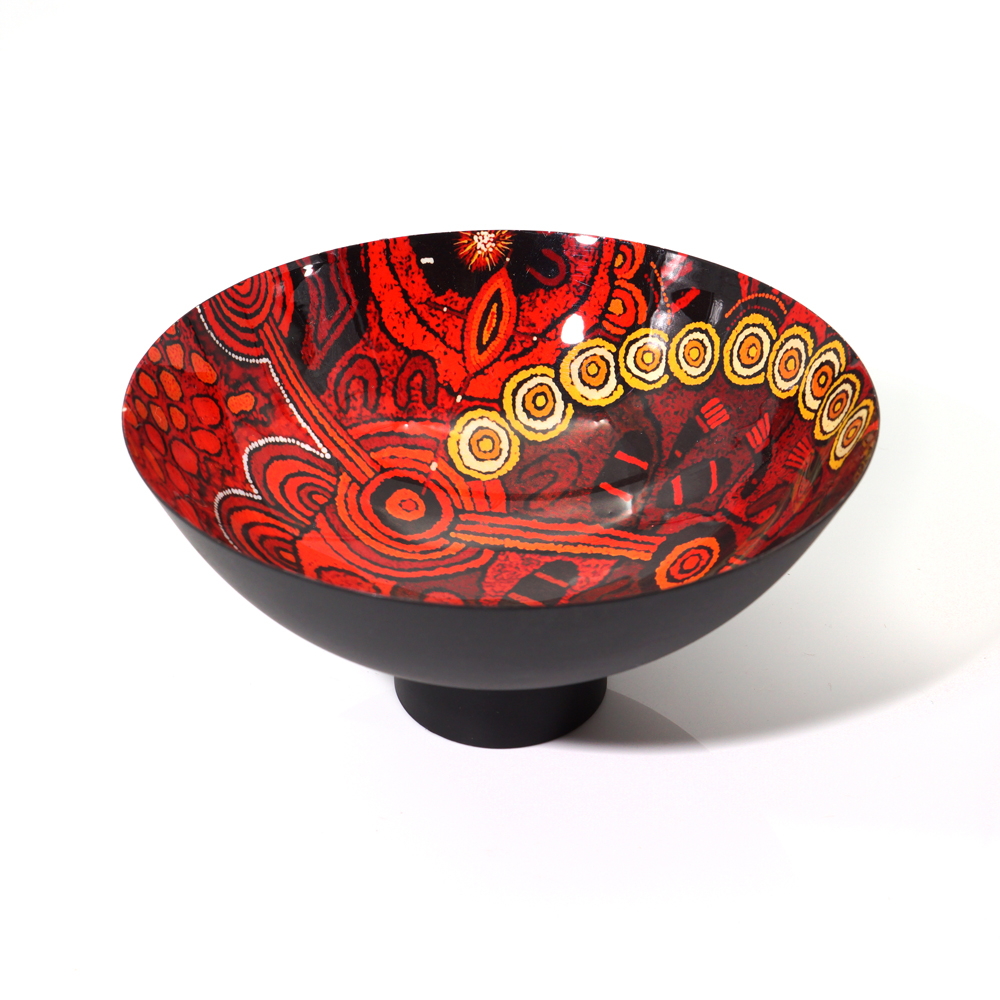 POWDER COATED BOWL LARGE - D: 20.5cm H: 10cm-DYM993