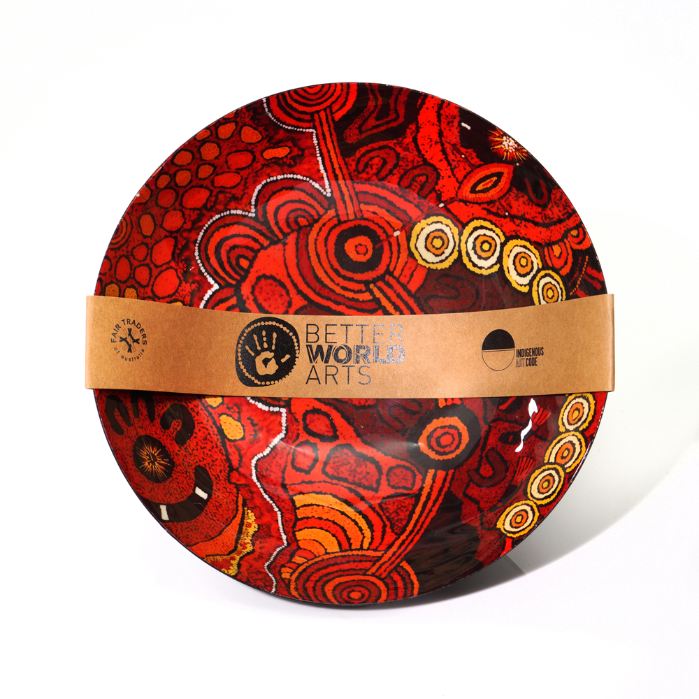 POWDER COATED BOWL LARGE - D: 20.5cm H: 10cm-DYM993