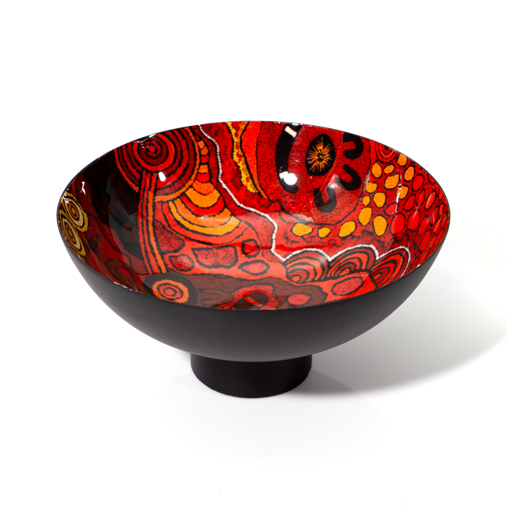 POWDER COATED BOWL MEDIUM - D: 15cm H: 7.5cm-DYM993