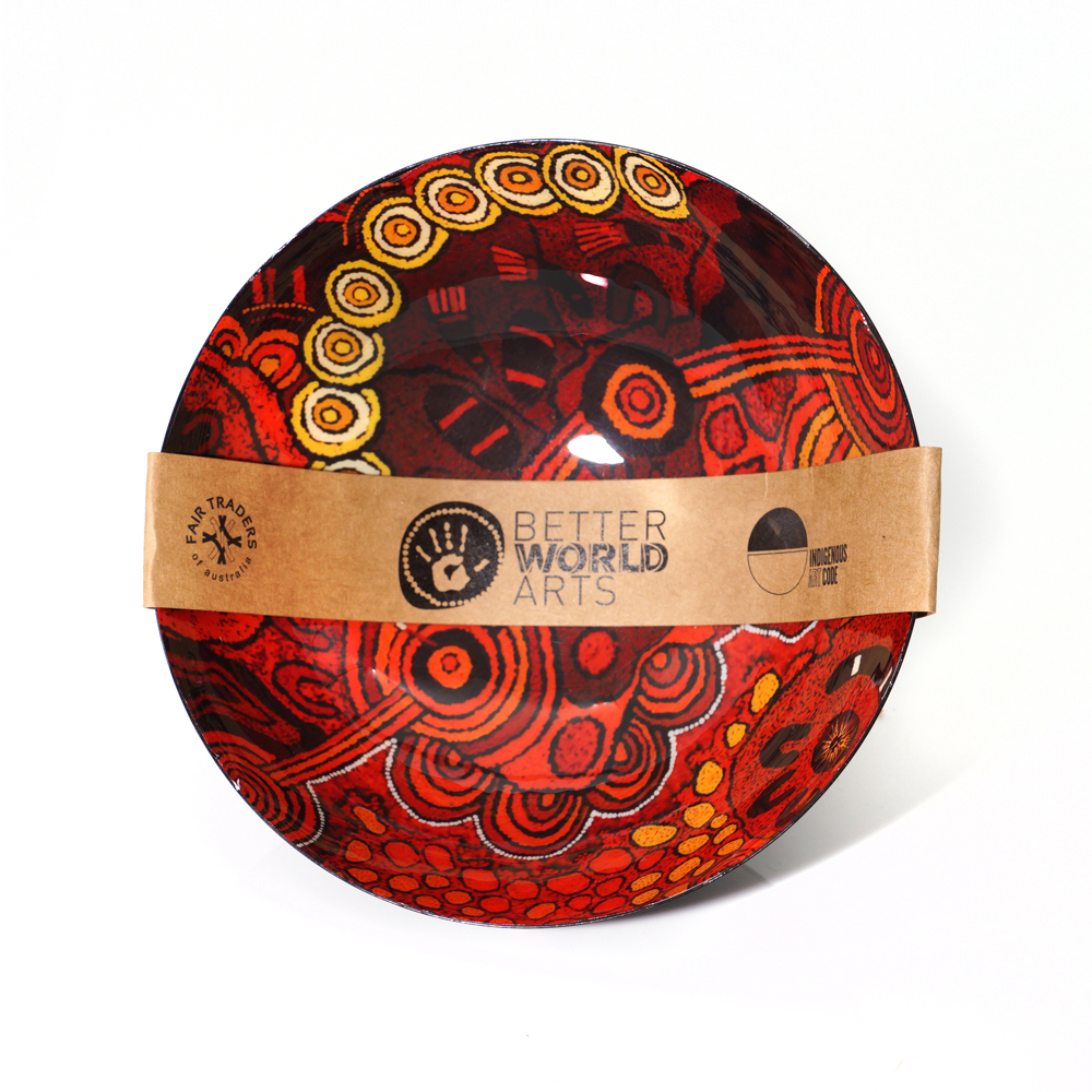 POWDER COATED BOWL MEDIUM - D: 15cm H: 7.5cm-DYM993