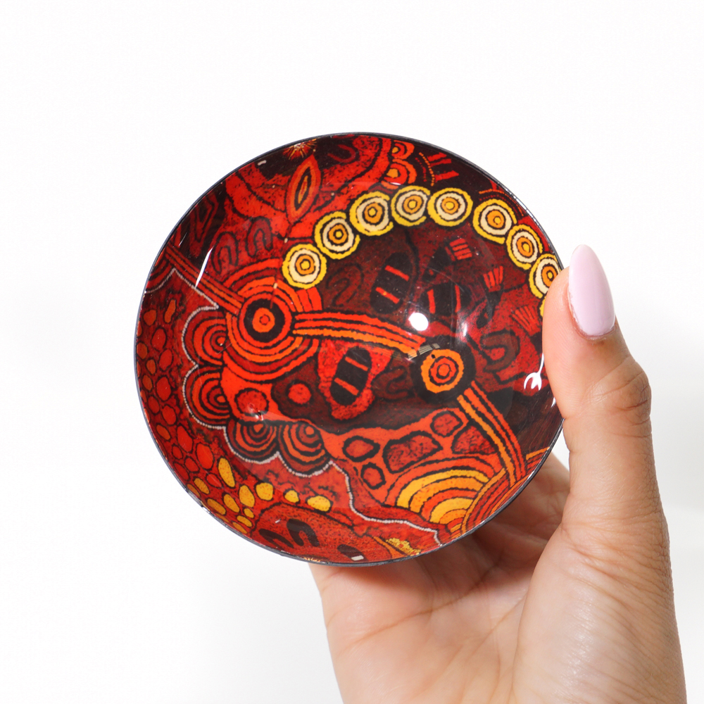 POWDER COATED BOWL SMALL - D:10cm H:5cm-DYM993