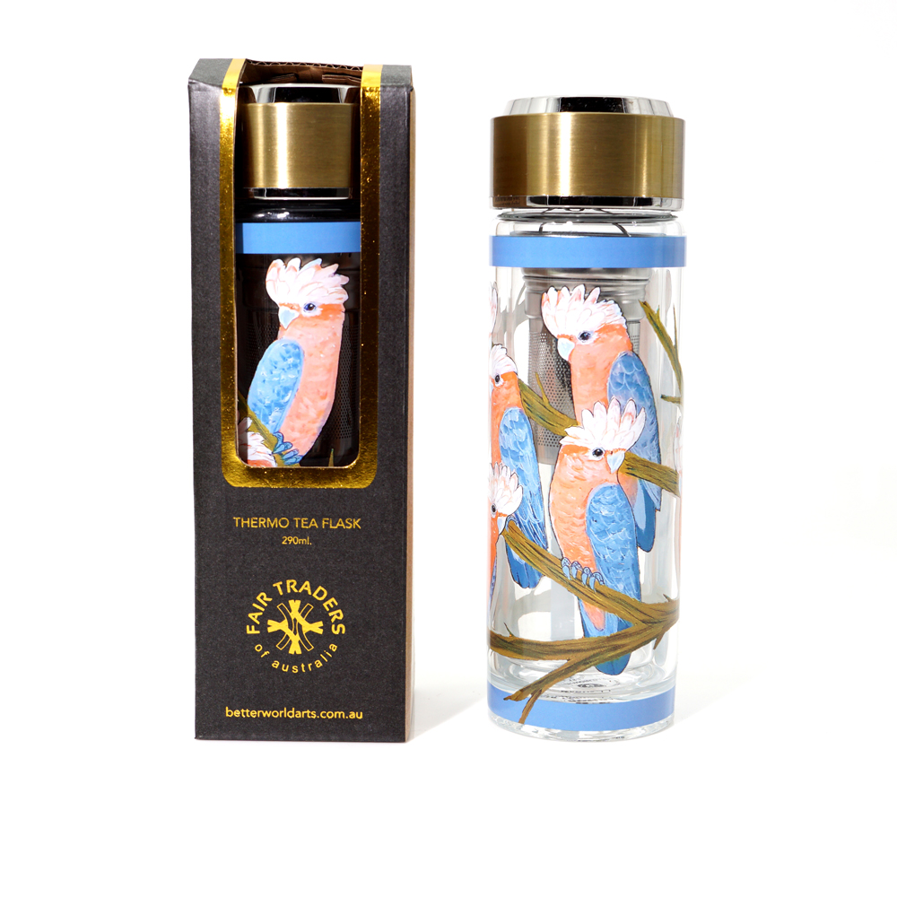 Thermo Tea Flask- 290ml - D: 6.5cm, H: 21cm -KBU983