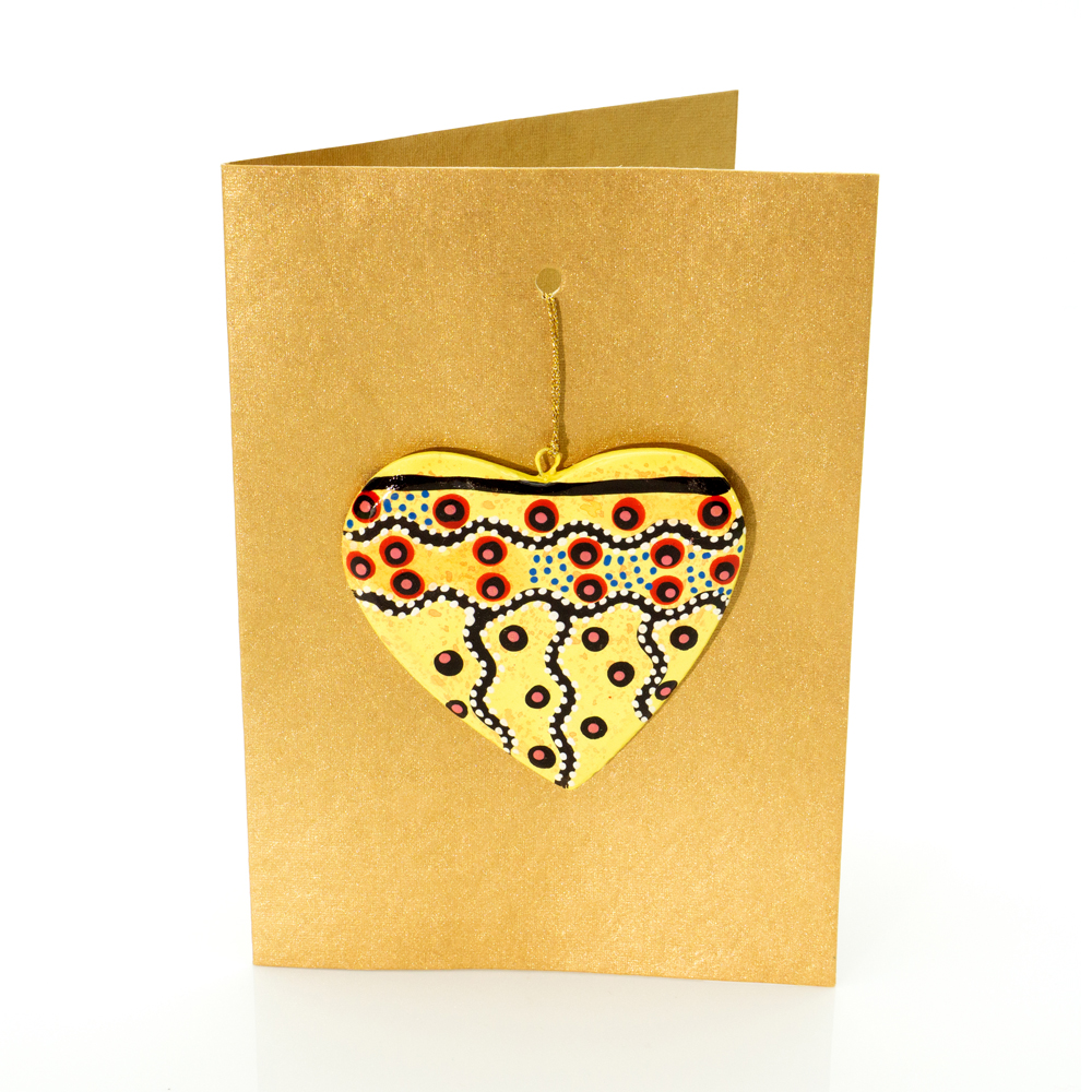 Heart Card- 17.5x12.5cm-RSA950