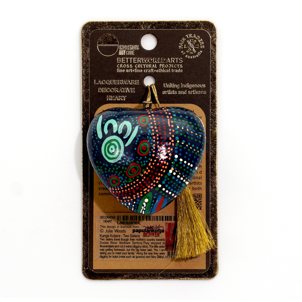 Decorative Heart 7.6cm -JWO826