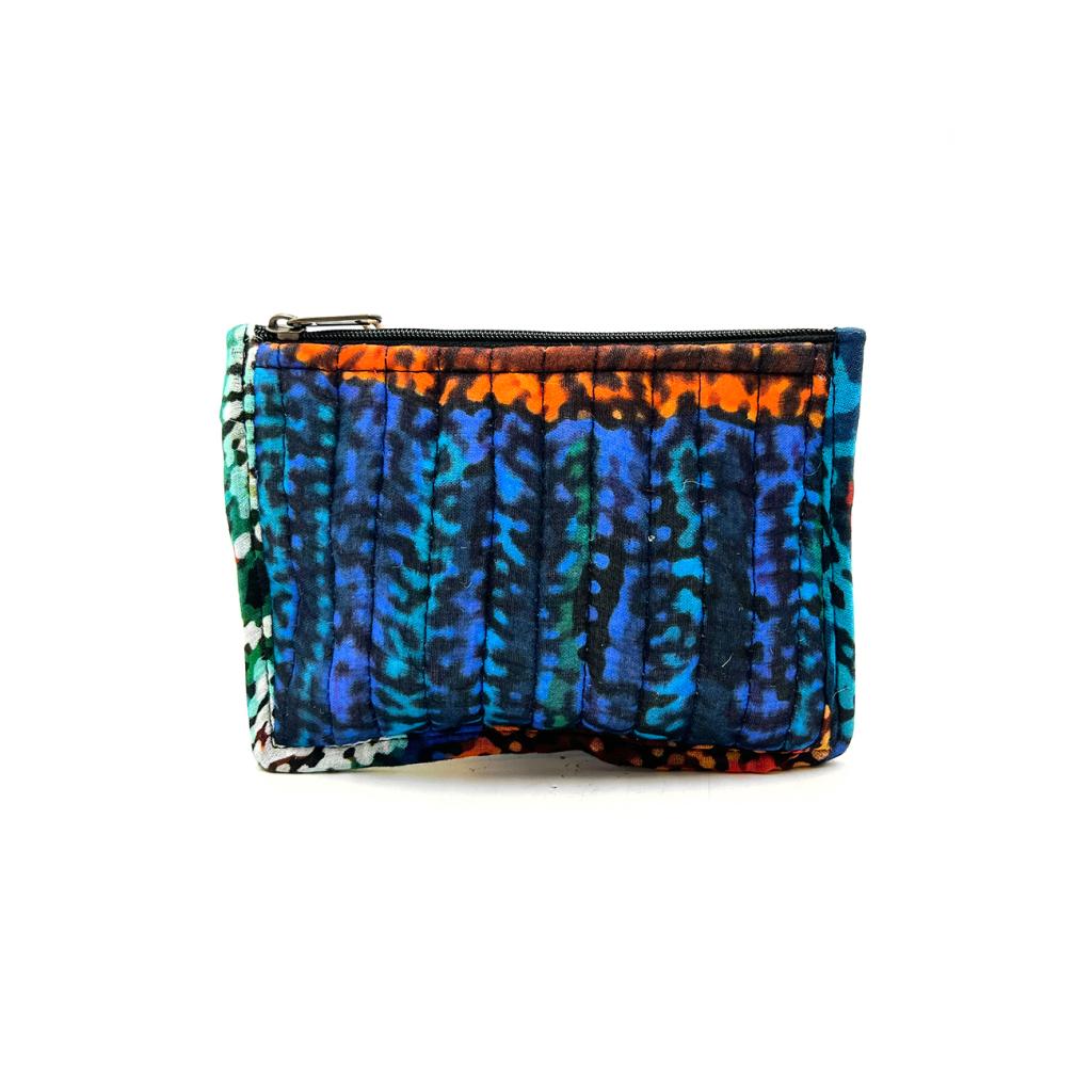 Quilted Zip Pouch Small 15.5X11CM-JWO826