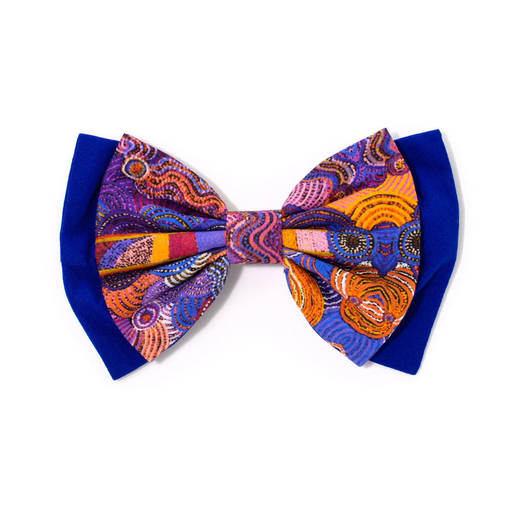 Bow Hair Clip Ogcanic Cotton Satin-NDA802