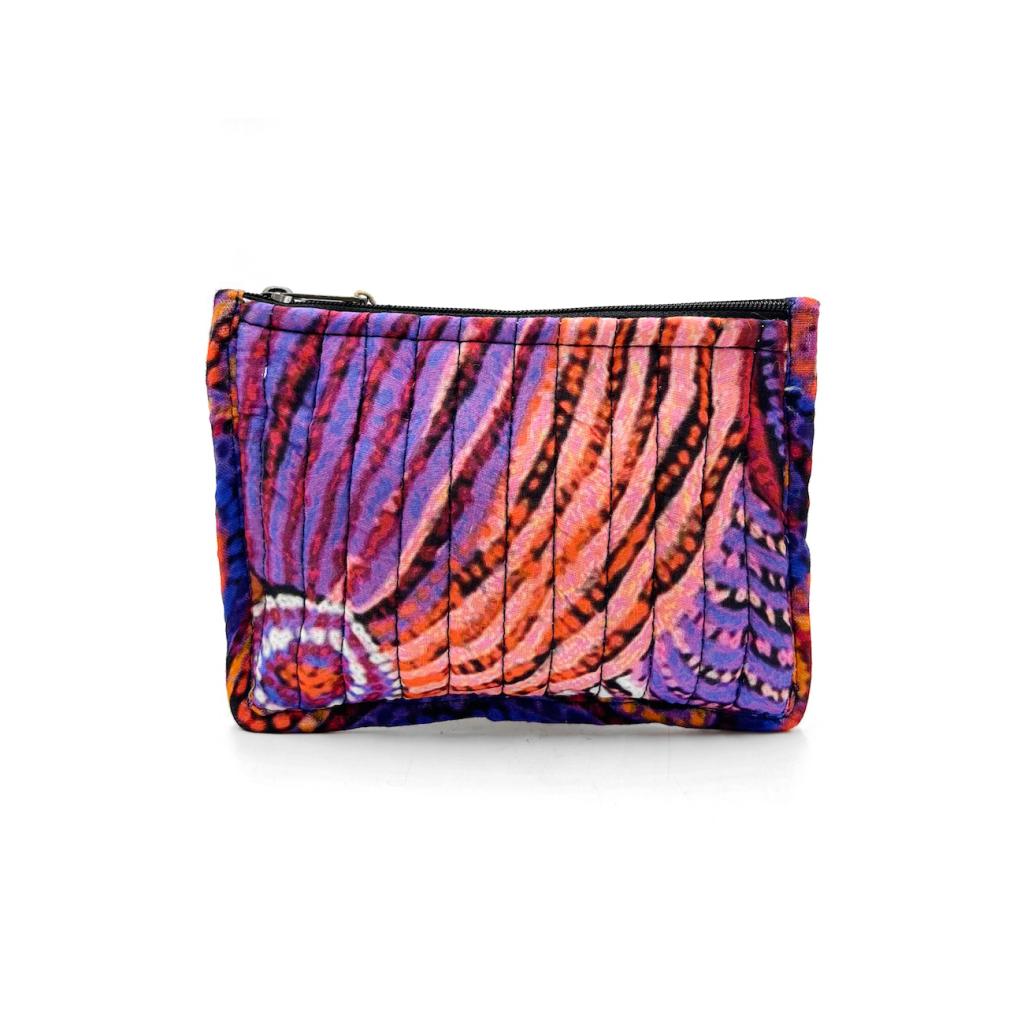 Quilted Zip Pouch Small 15.5X11CM-NDA802