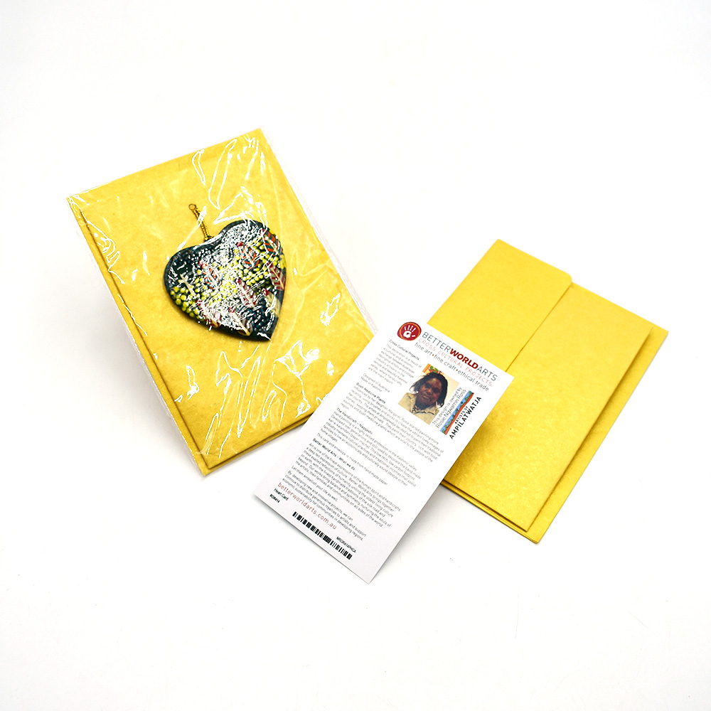 Heart Card- 17.5x12.5cm-ROR414
