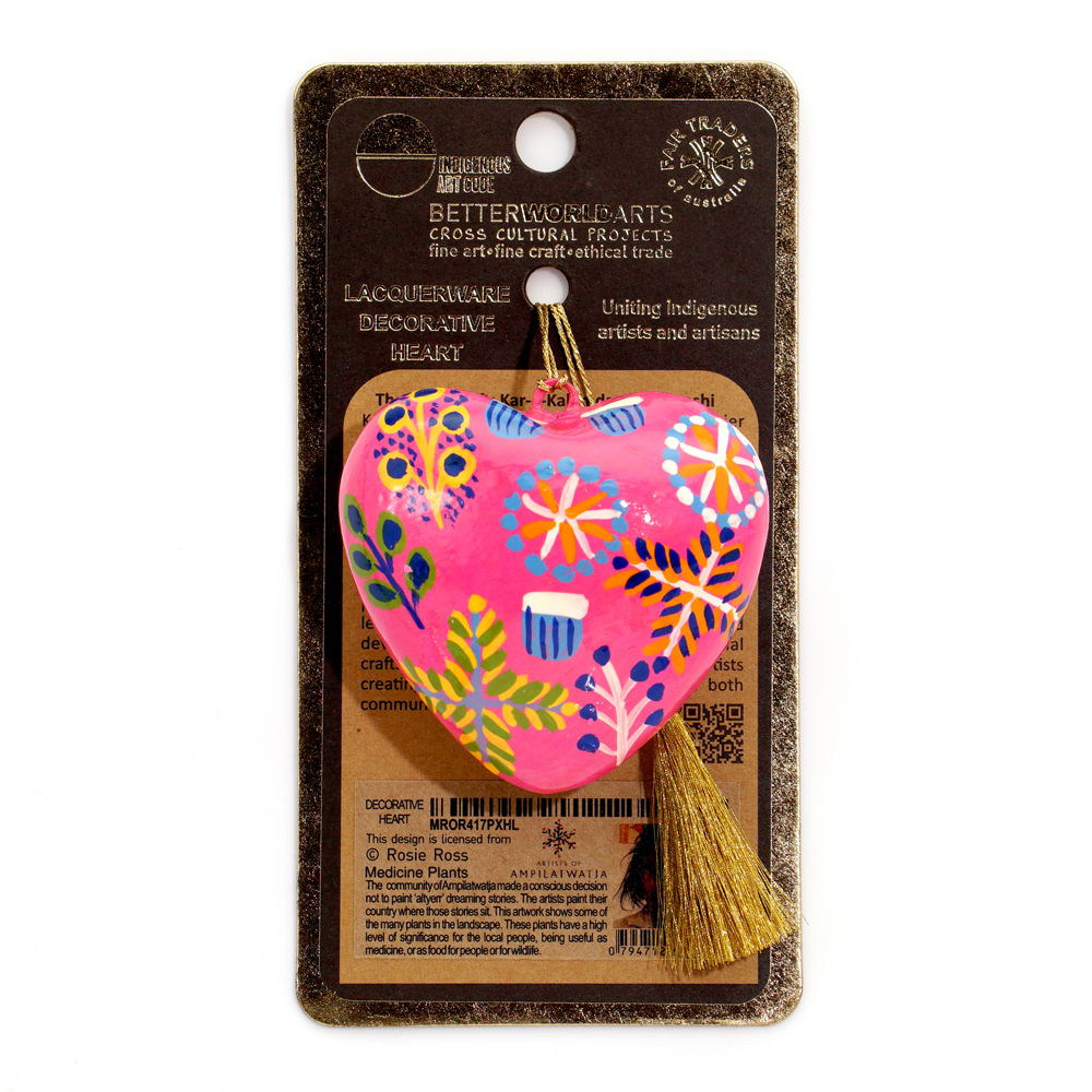 Decorative Heart 7.6cm -ROR417