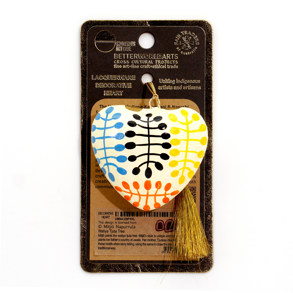 Decorative Heart 7.6cm -MNA339
