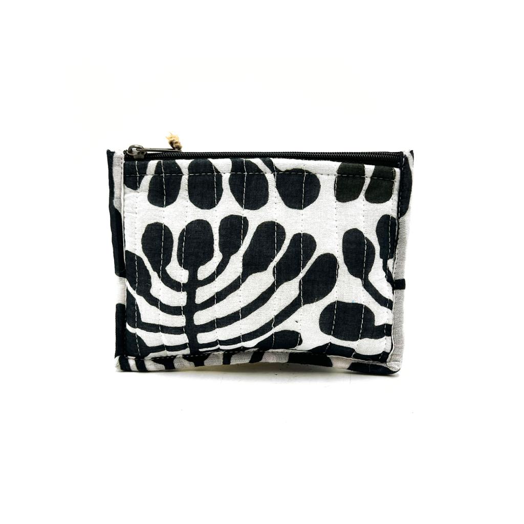 Quilted Zip Pouch Small 15.5X11CM-MNA339