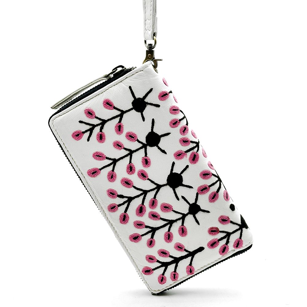 Embroidered Ladies Purse - 19.5x10.5cm-RFL637