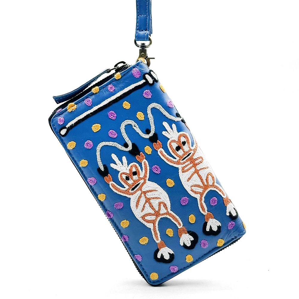 Embroidered Ladies Purse - 19.5x10.5cm-CVA746