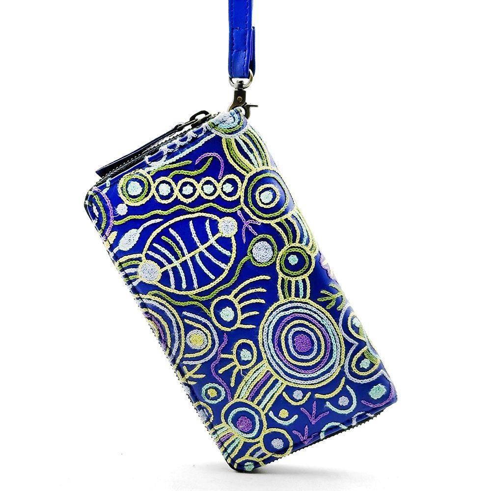 Embroidered Ladies Purse - 19.5x10.5cm-CVA748
