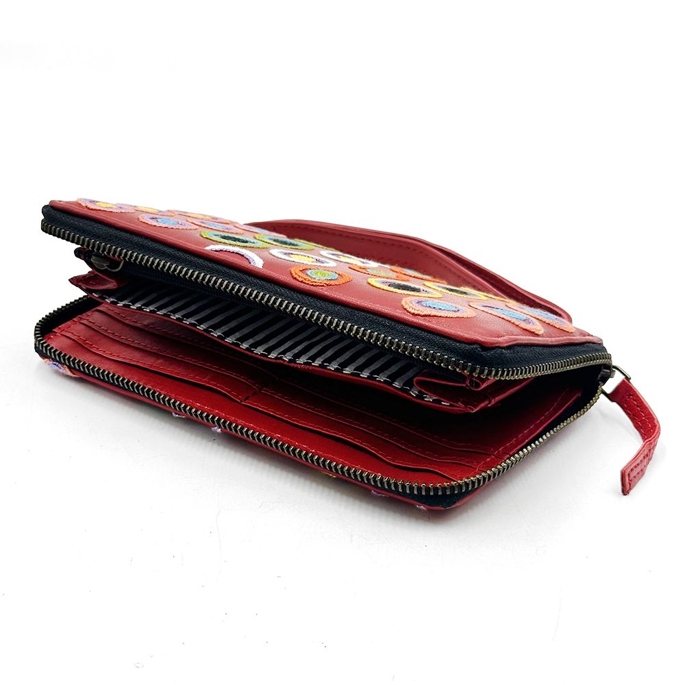 Embroidered Ladies Purse - 19.5x10.5cm-DKU925