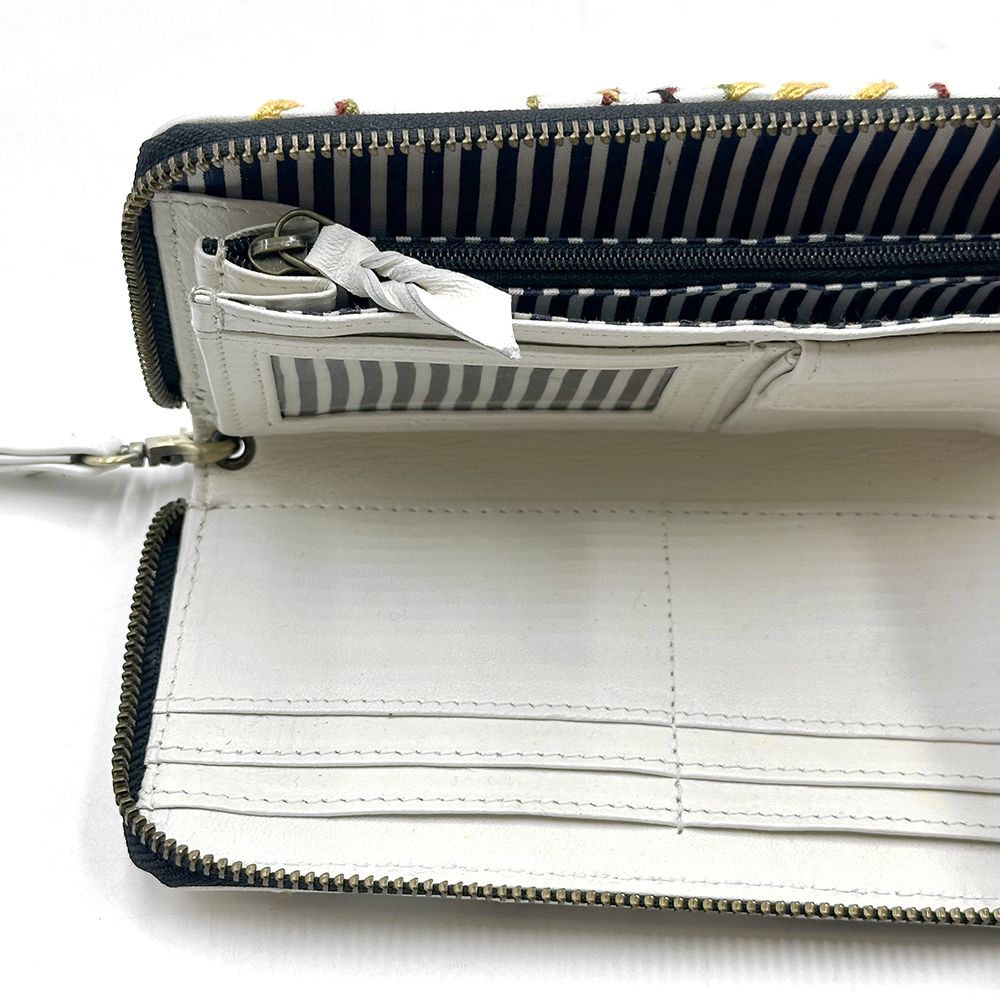 Embroidered Ladies Purse - 19.5x10.5cm-JPA145