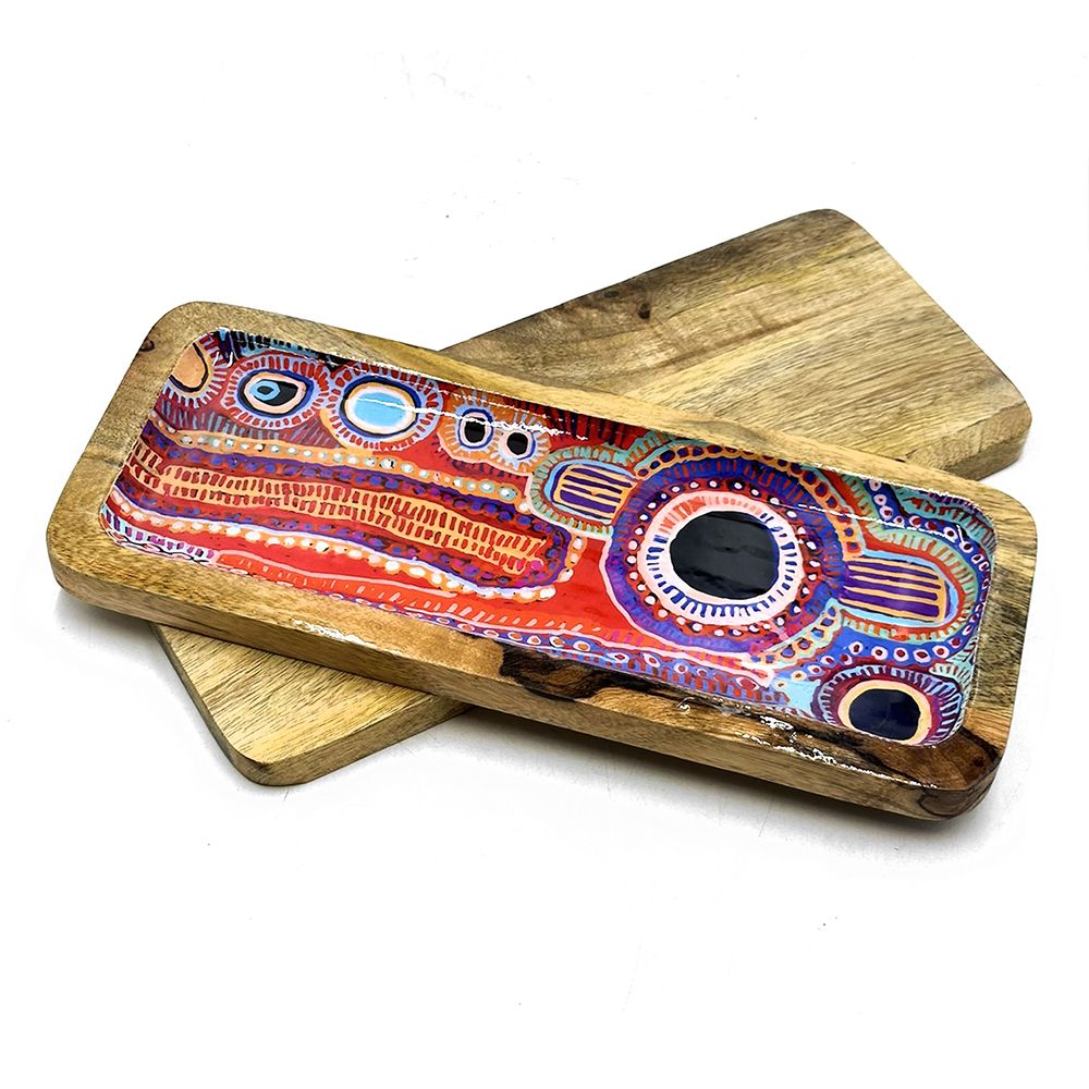 Wooden Tray - 30.5x12.5 cm-MNM619