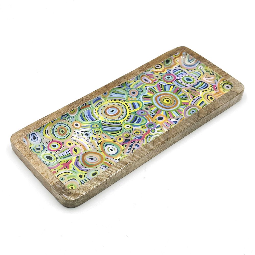 Wooden Tray - 30.5x12.5 cm-CVA733